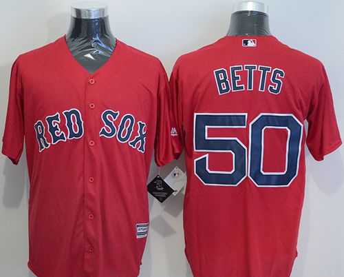 Boston Red Sox #50 Mookie Betts Red New Cool Base Stitched MLB Jersey,We sell and wholesale Boston Red Sox #50 Mookie Betts Red New Cool Base Stitched MLB Jersey on line form chian!